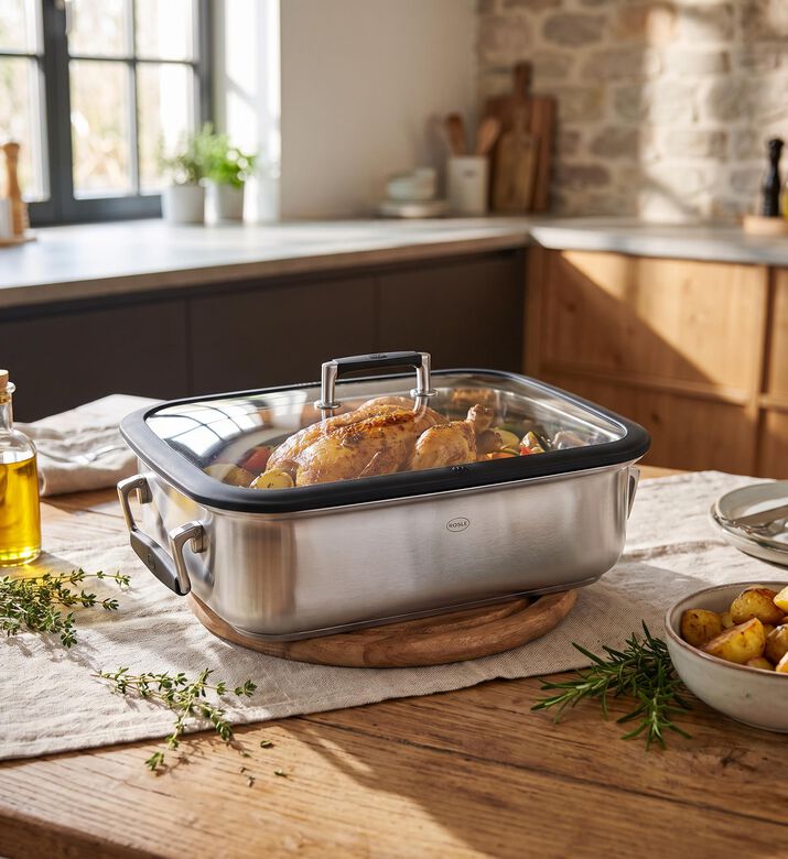 Rosle Silence Pro Rectangular Roaster, Model View