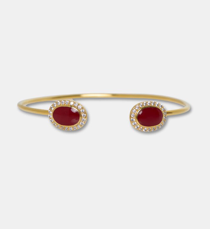 Raife Bangle Red Oval Zircon, Packshot View