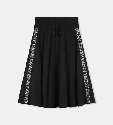 Voile Viscose Lining Midi Skirt
