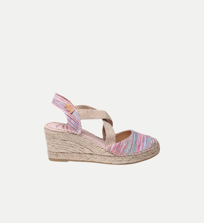Saba-rg Multicolored Fabric High-wedge Espadrille