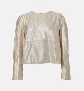 Poca and Poca Ruffled Long Sleeved Blouse, Packshot View