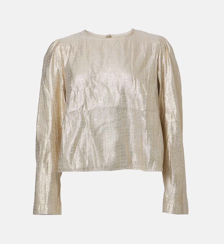 Poca and Poca Ruffled Long Sleeved Blouse, Packshot View