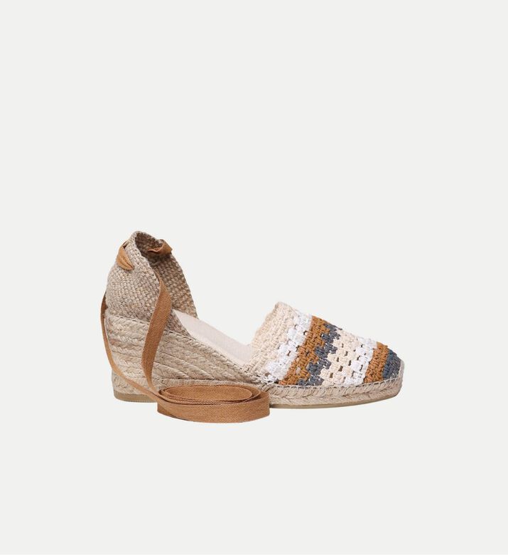 Georgina Vegan Cotton High-wedge Espadrille