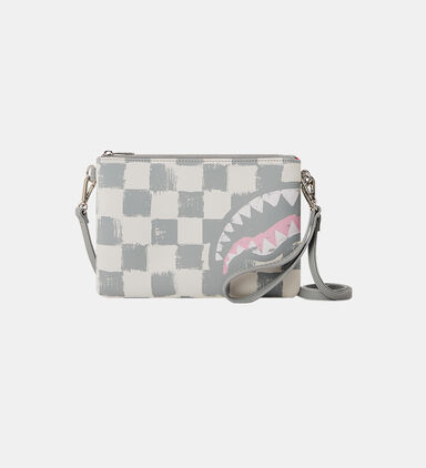 Checkered Pattern Clutch