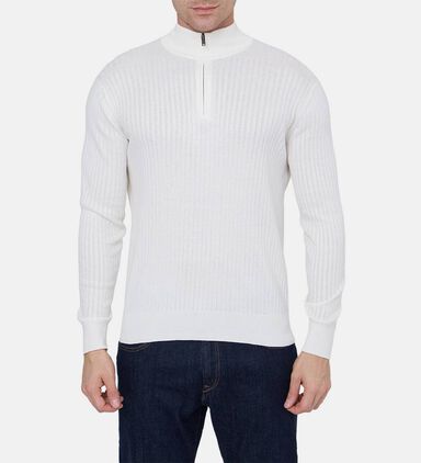 High-neck Knitted Sweater