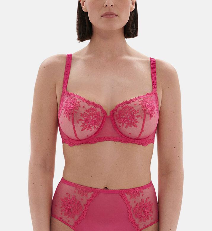 Intrigue Sheer Demi Cup Bra