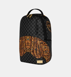 Top-handle Printed Backpack