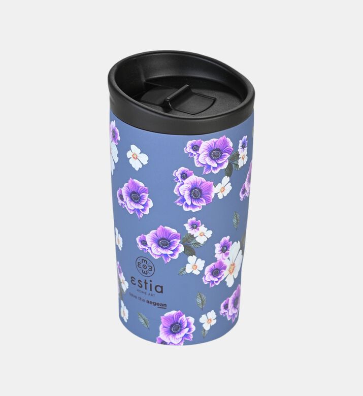 Garden Blue Insulated Travel Mug