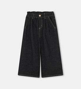 بنطال مطاطي بقصة أرجل عريضة