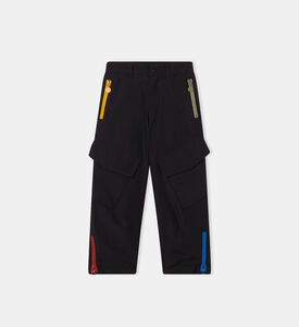 بنطال كارجو متعدد الألوان بسحاب