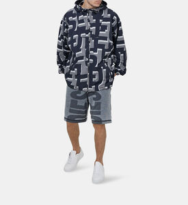 Monogram-print Hooded Windbreaker Monogram-print Hooded Windbreaker