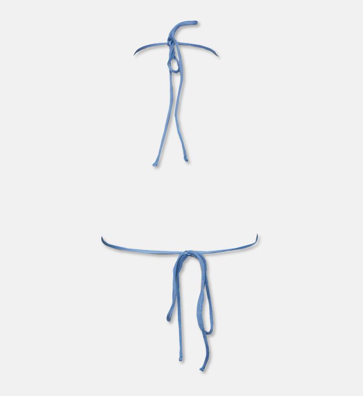 Leslie Amon Floral Crochet Adjustable Triangle Top, Packshot View