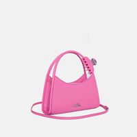 Leather Claw Clip Crossbody Bag