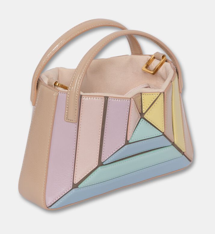Mlouye Mini Sera Leather Top-handle Bag, Multicolor, Packshot View