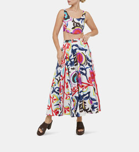 Mexico-print Bustier Top Mexico-print Bustier Top