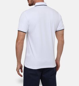 Hackett London Button Placket Regular-fit Polo, White, Xl, Model View