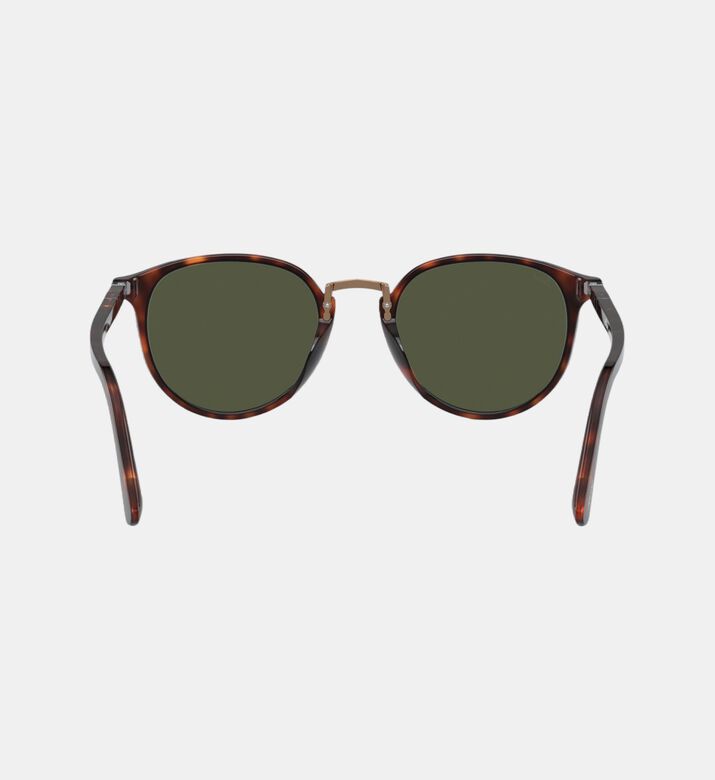Square Full-rim Metal Sunglasses 53