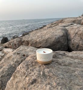 Tohfa Luxe Faith Handmade Ceramic Single Candle, Packshot View