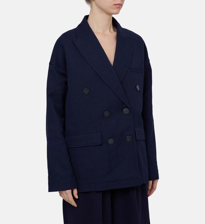 Double-breasted Buttoned Blazer