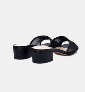 Mesh Heels Sandals