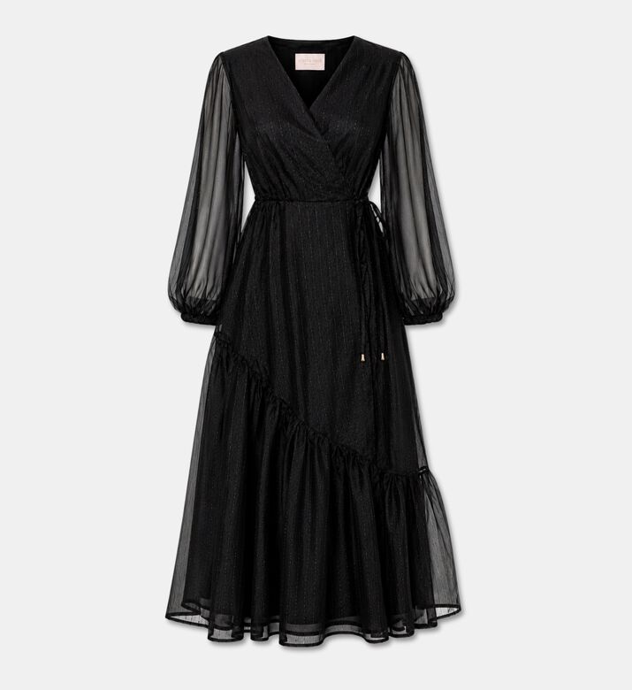 Poca and Poca Tiered Wrapped Dress, Packshot View