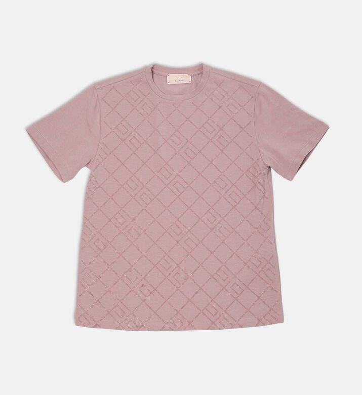 All-over Logo-print Regular-fit T-shirt