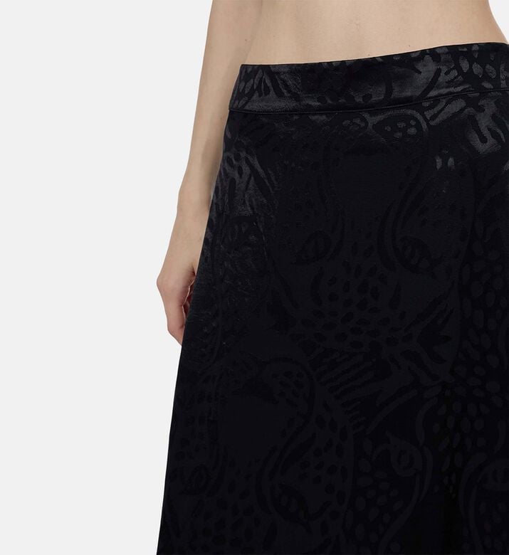 Farm Rio Leopards Jacquard Maxi Skirt, Model View