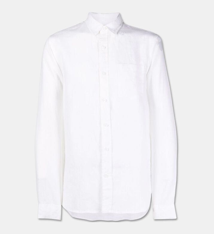 Vince Button-down Long-sleeve Shirt, White, Xl, Packshot View
