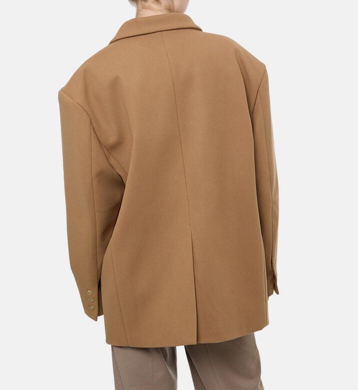 Source Unknown Button Closure Regular-fit Blazer, Light-brown, Model View