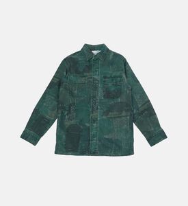 Cotton Printed Poplin Shirt