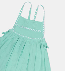 Scalloped Edge Embroidery Cami Dress