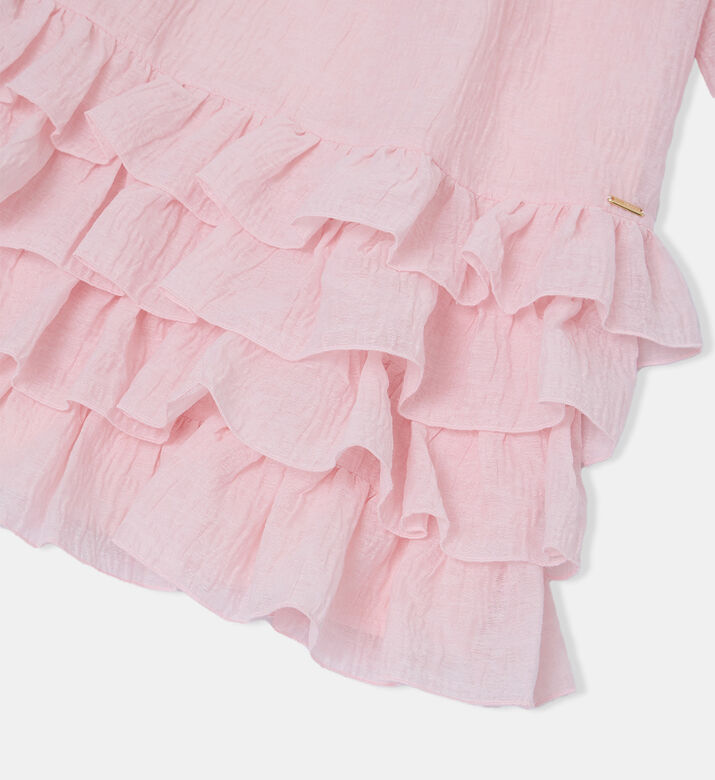 فستان واسع بأكمام قصيرة فستان واسع بأكمام قصيرة