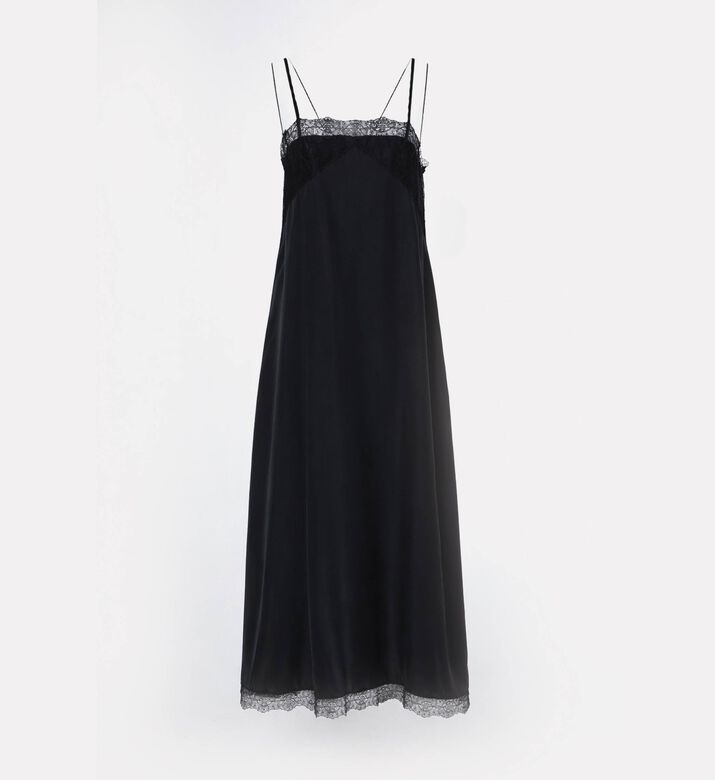 Zadig et Voltaire Ridar Lace Trim Slip Dress, Packshot View