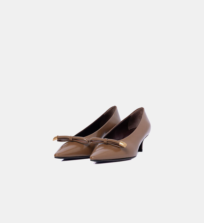 Roberto Festa Classic Pointed-toe Pumps, Brown, Eu-38.5, Packshot View