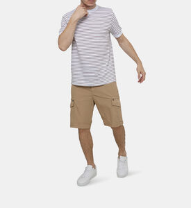 تيشيرت قطن جيرسيه بطبعة شعار