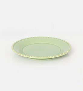 Easy Life Porcelain Painted Design Dinner Plate, Green, Packshot View