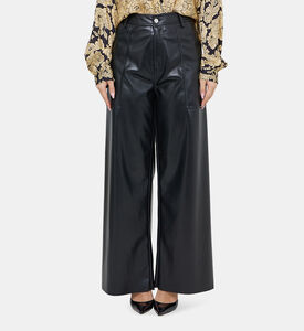 Barbie Faux Leather Wide Pants