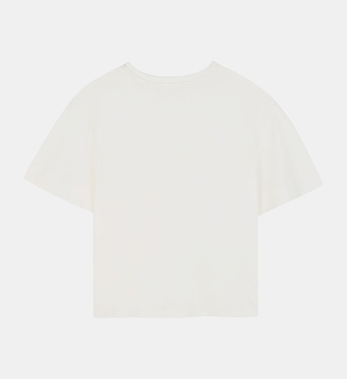 Logo-print Short-sleeve Cropped T-shirt