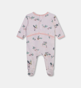 بيجاما بإغلاق كبس بطبعة على كامله