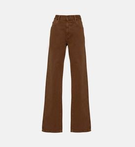 Cotton Wide-leg Denim Pants Cotton Wide-leg Denim Pants