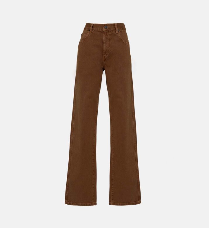 Cotton Wide-leg Denim Pants Cotton Wide-leg Denim Pants