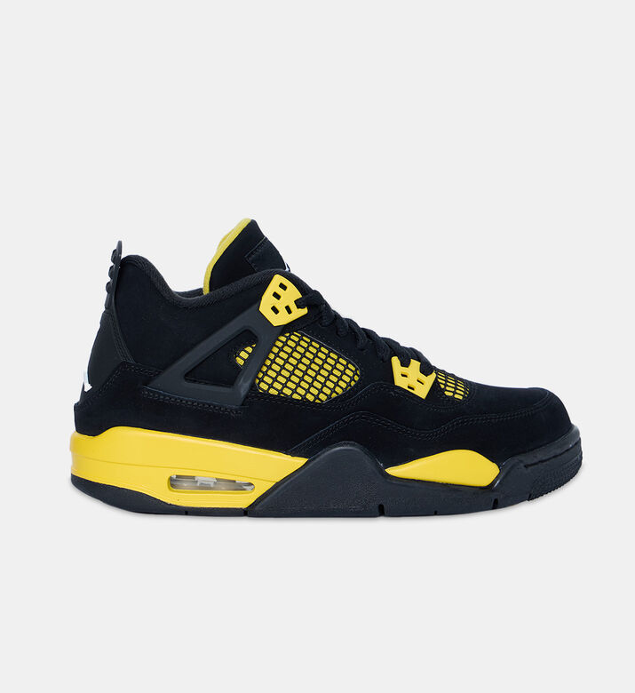 Air Jordan 4 Retro Thunder Leather Sneakers