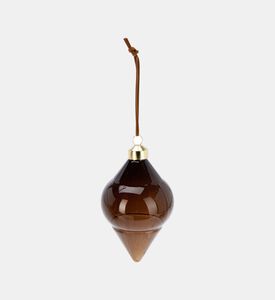 Home Deco and More Ornamant Glass, Brown, Packshot View