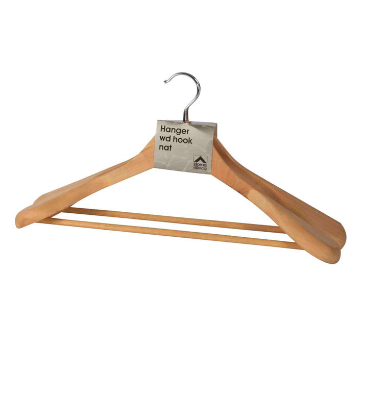 طقم شماعة معطف خشبية مكون من قطعتين