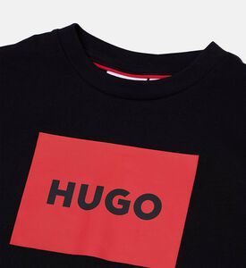 Hugo Button Closure Regular-fit Denim Pants, Black, 8y, Packshot View