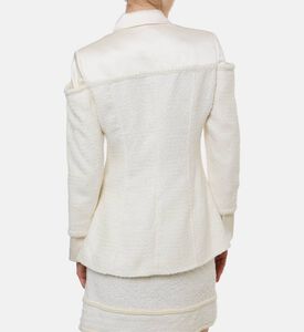 Edward Achour Paris Textured Button-front Coat, Model View