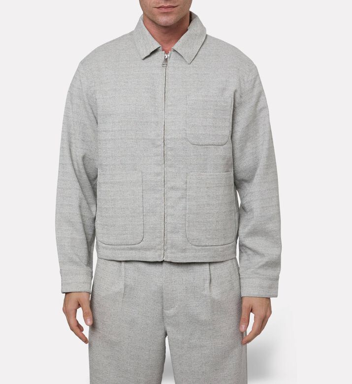 Lacoste Zip-front Regular-fit Parka Jacket, Model View