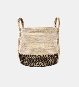 Home Deco and More Corn Husk Basket, Natural, S, Packshot View