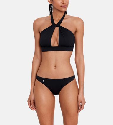 Wrapped Halter Neck Bikini Top