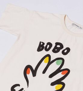 Bobo Choses Logo-detail Colorful Hand-print Short-sleeve T-shirt, Packshot View